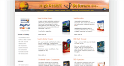 Desktop Screenshot of highdesertsoftware.com